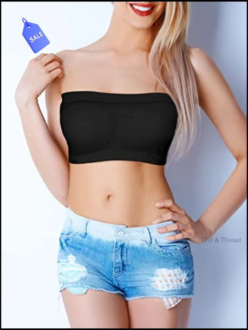 Seamless Bandeau Bra Padded Strapless Tube Top Bra Wirefree Yoga Tops